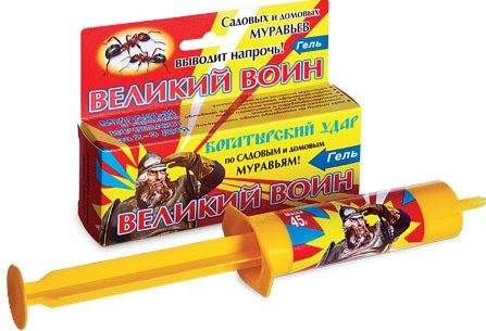 Великий воин гель 45гр от садовых и домашних муравьев  – купить в г. Волгоград