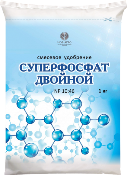 Суперфосфат двойной N-12%, Р-49% 1кг (нов-агро)  – купить в г. Волгоград
