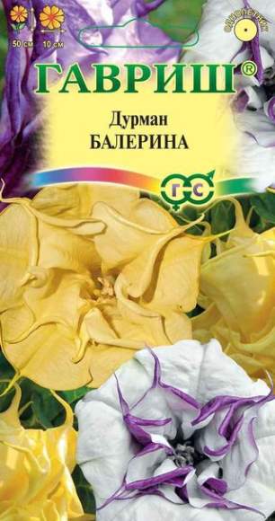Дурман древовидный Балерина смесь (гавриш) 3шт  – купить в г. Волгоград
