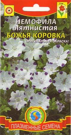 Немофила Божья коровка (плазмас) 0,2гр  – купить в г. Волгоград