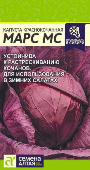 Капуста к/к Марс МС (семена Алтая) 0,3гр  – купить в г. Волгоград