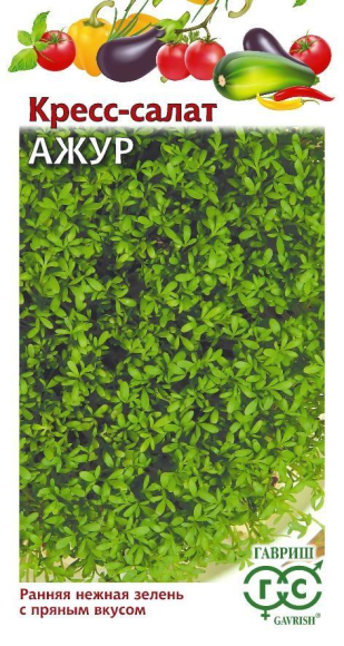 Кресс-салат Ажур (гавриш) 1,0 гр  – купить в г. Волгоград