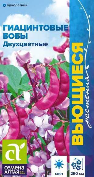 Гиацинтовые бобы Двухцветные (семена Алтая) 1,0 гр  – купить в г. Волгоград