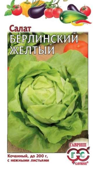 Салат кочанный Берлинский желтый (гавриш) 0,5гр  – купить в г. Волгоград