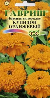 Бархатцы Купидон оранжевый (гавриш) 0,05 гр