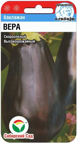 Баклажан Вера (сибирский сад) 20 шт  – купить в г. Волгоград