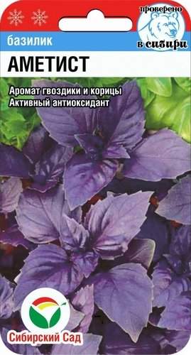 Базилик Аметист (сибирский сад) 0,5гр – купить в г. Волгоград Базилик Аметист (сибирский сад) 0,5гр – купить в г. Волгоград