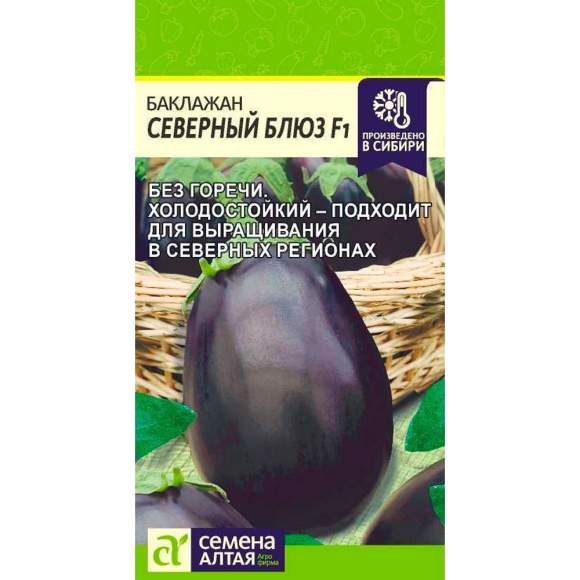 Баклажан Северный блюз F1 (семена Алтая) 10шт  – купить в г. Волгоград