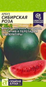 Арбуз Сибирская роза (семена Алтая) 1,0гр