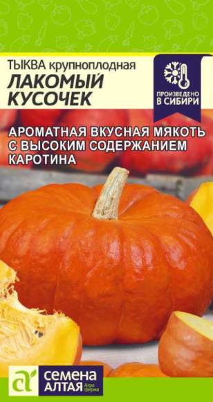 Тыква Лакомый кусочек (семена Алтая) 1,0 гр – купить в г. Волгоград Тыква Лакомый кусочек (семена Алтая) 1,0 гр – купить в г. Волгоград