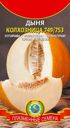 Дыня колхозница 749/753 (плазмас) 0,5гр  – купить в г. Волгоград