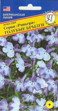 Лобелия ампельная Голубые брызги (серия Ривьера) (престиж) 5 шт Лобелия ампельная Голубые брызги (серия Ривьера) (престиж) 5 шт