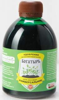 Удобрение Богатырь для рассады 300мл.