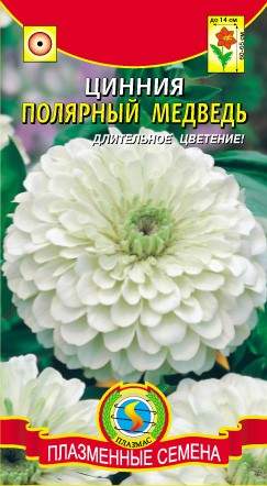 Цинния Полярный медведь (плазмас) 0,3 гр – купить в г. Волгоград Цинния Полярный медведь (плазмас) 0,3 гр – купить в г. Волгоград